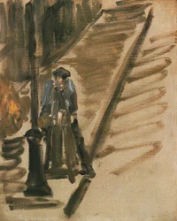 Rue Mosnier con arrotino